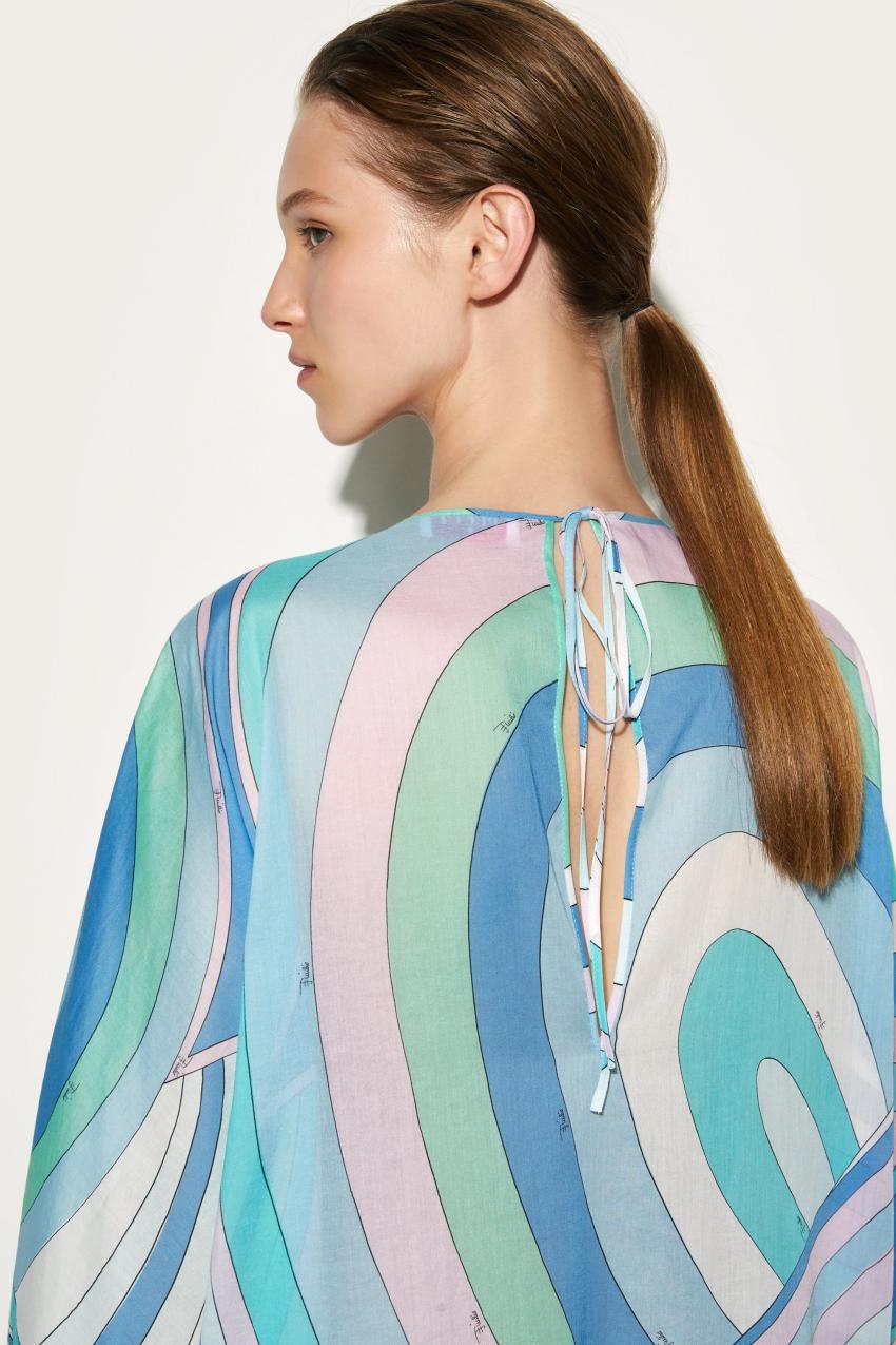 PUCCI Iride-Print Cotton Kaftan | Women Kaftans