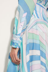 PUCCI Iride-Print Cotton Shirt | Women Tops And Shirts