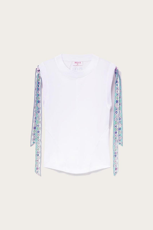 PUCCI Iride-Print Cotton T-Shirt | Women T-Shirts And Sweatshirts