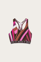 PUCCI Iride-Print Crop Top | Women Athleisure