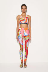 PUCCI Iride-Print Crop Top | Women Athleisure