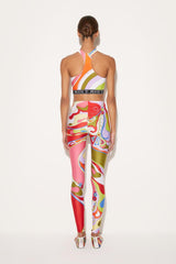 PUCCI Iride-Print Crop Top | Women Athleisure