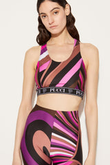 PUCCI Iride-Print Crop Top | Women Athleisure