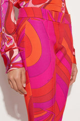 PUCCI Iride-Print Flared Trousers | Women Pants And Shorts