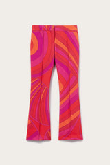 PUCCI Iride-Print Flared Trousers | Women Pants And Shorts