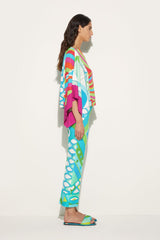 PUCCI Iride-Print Kaftan Top | Women Tops And Shirts