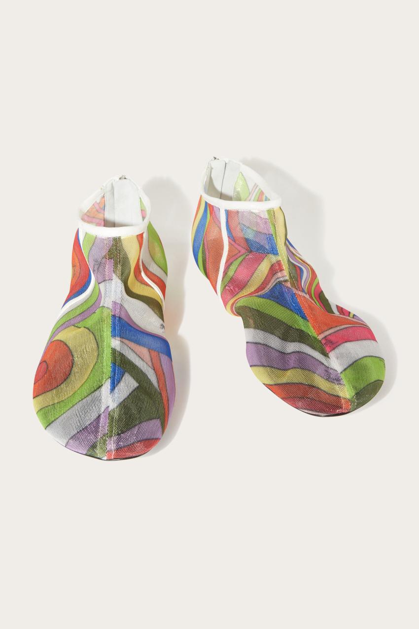 PUCCI Iride-Print Mesh Flat Shoes | Women Shoes