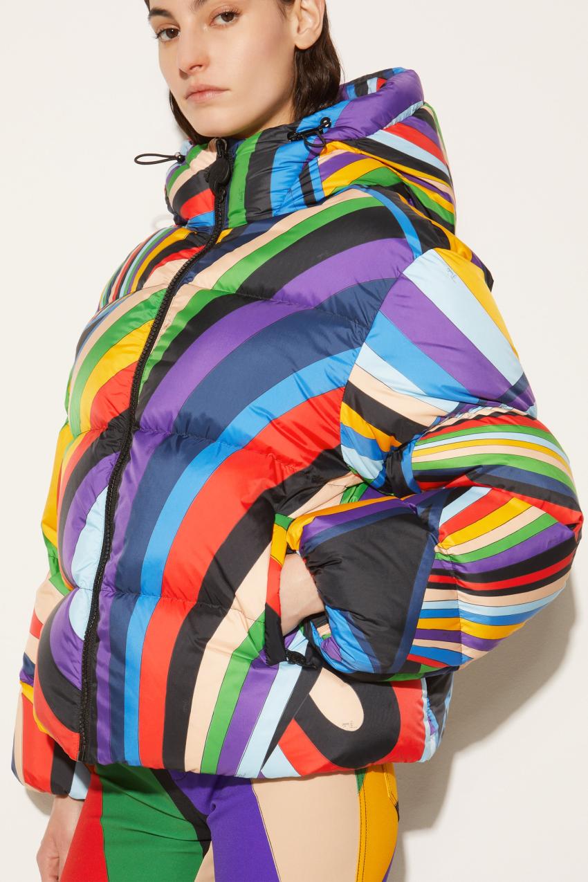 PUCCI Iride-Print Padded Jacket | Women Outerwear