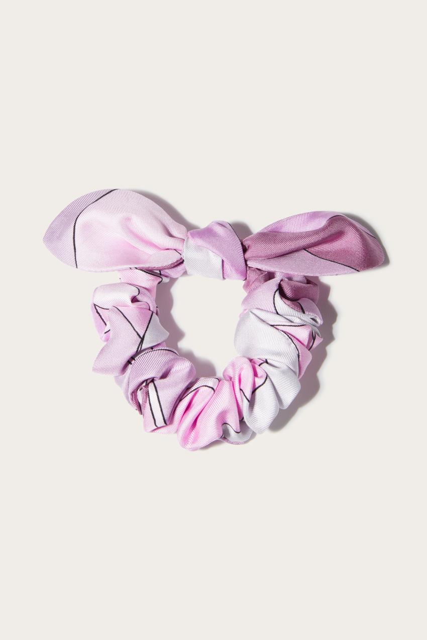PUCCI Iride-Print Silk Hair Tie | Women Hats And Hair Accessories