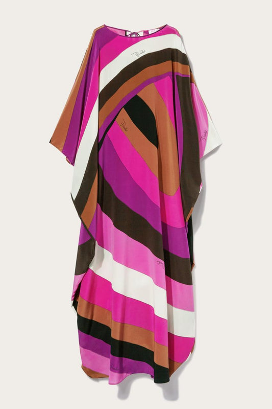 PUCCI Iride-Print Silk Kaftan | Women Kaftans