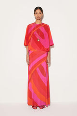 PUCCI Iride-Print Silk Top | Women Tops And Shirts