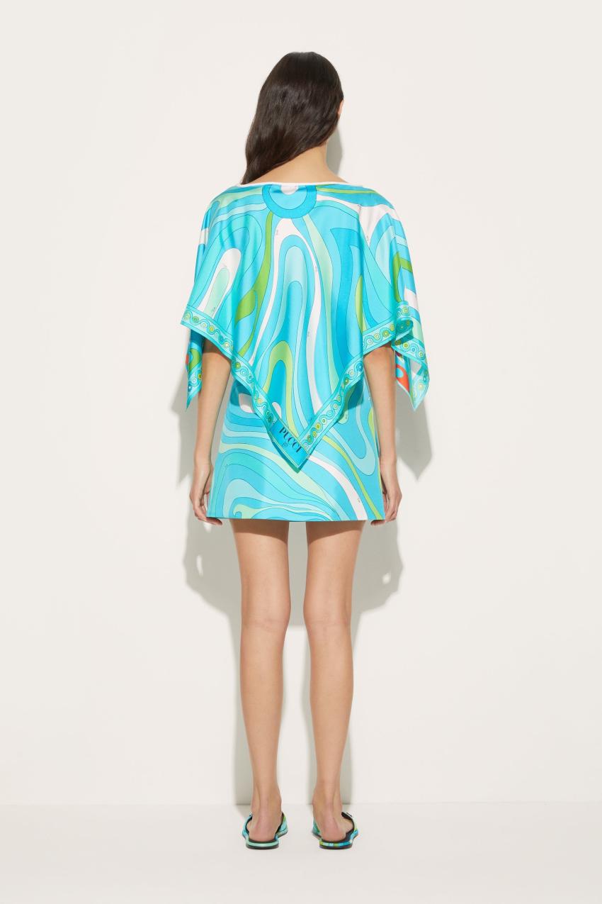 PUCCI Iride-Print Silk Top | Women Tops And Shirts