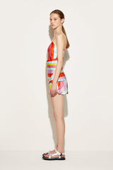 PUCCI Iride-Print Silk-Twill Camisole | Women Tops And Shirts