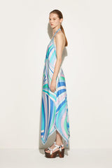 PUCCI Iride-Print Silk-Twill Dress | Women Dresses
