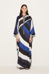 PUCCI Iride-Print Silk-Twill Kaftan | Women Kaftans