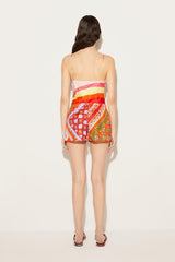 PUCCI Iride-Print Silk-Twill Top | Women Tops And Shirts