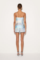 PUCCI Iride-Print Silk-Twill Top | Women Tops And Shirts