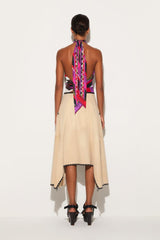 PUCCI Iride-Print Silk-Twill Top | Women Tops And Shirts