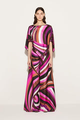 PUCCI Iride-Print Silk-Twill Trousers | Women Pants And Shorts