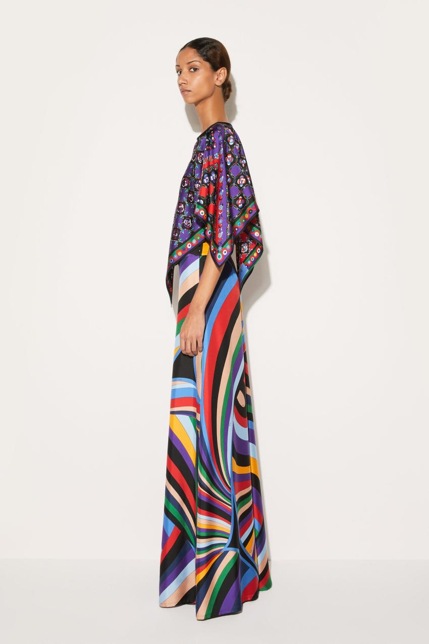 PUCCI Iride-Print Silk-Twill Trousers | Women Pants And Shorts