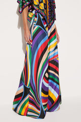 PUCCI Iride-Print Silk-Twill Trousers | Women Pants And Shorts