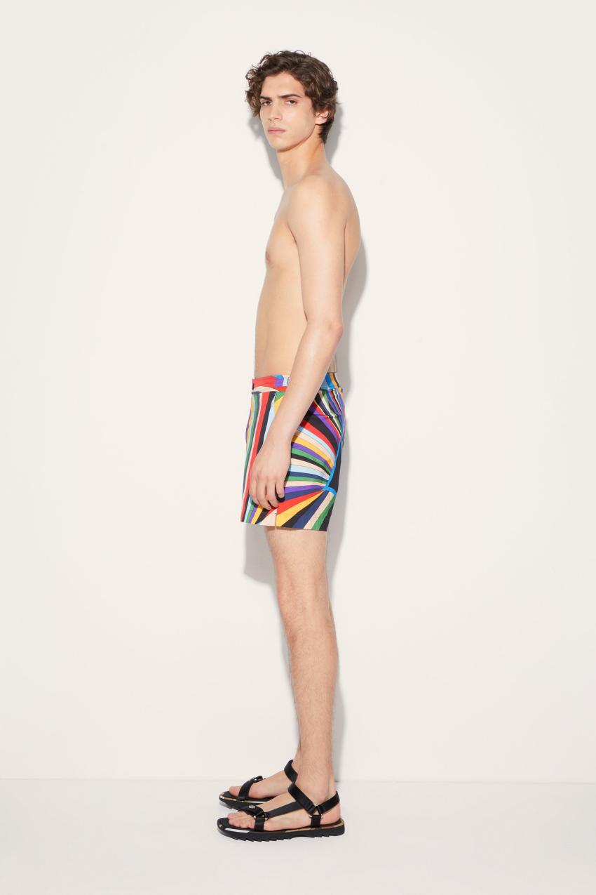 PUCCI Iride-Print Swim Shorts | Men Swimwear