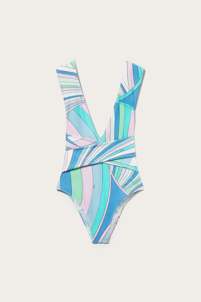 PUCCI Iride-Print Swimsuit | Women Swimsuits