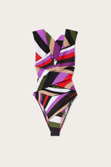 PUCCI Iride-Print Swimsuit | Women Swimsuits
