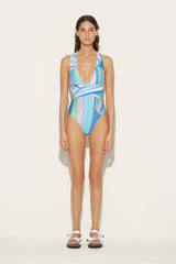 PUCCI Iride-Print Swimsuit | Women Swimsuits