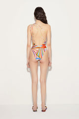 PUCCI Iride-Print Swimsuit | Women Swimsuits