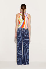 PUCCI Iride-Print Tank Top | Women Tops And Shirts