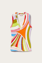 PUCCI Iride-Print Tank Top | Women Tops And Shirts