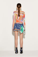 PUCCI Iride-Print Top | Women Tops And Shirts