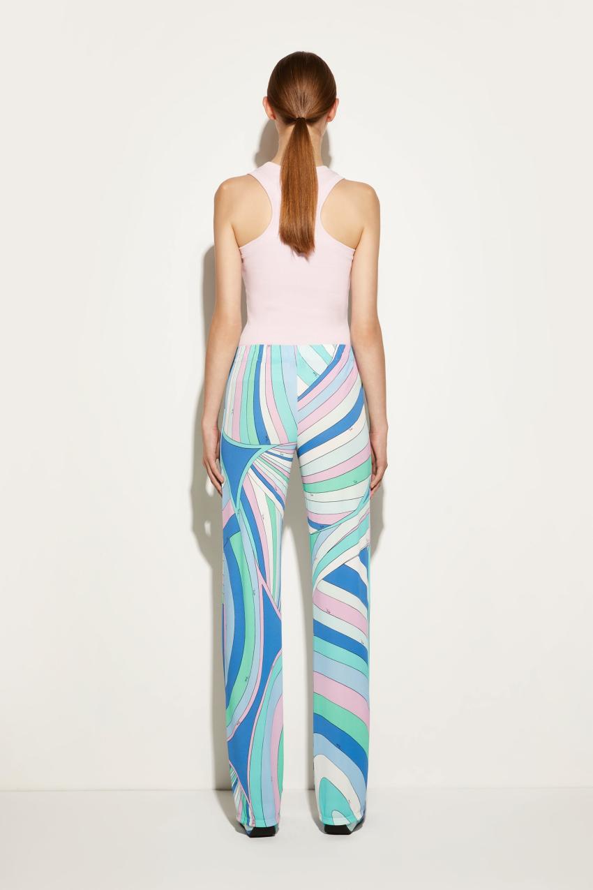 PUCCI Iride-Print Trousers | Women Pants And Shorts