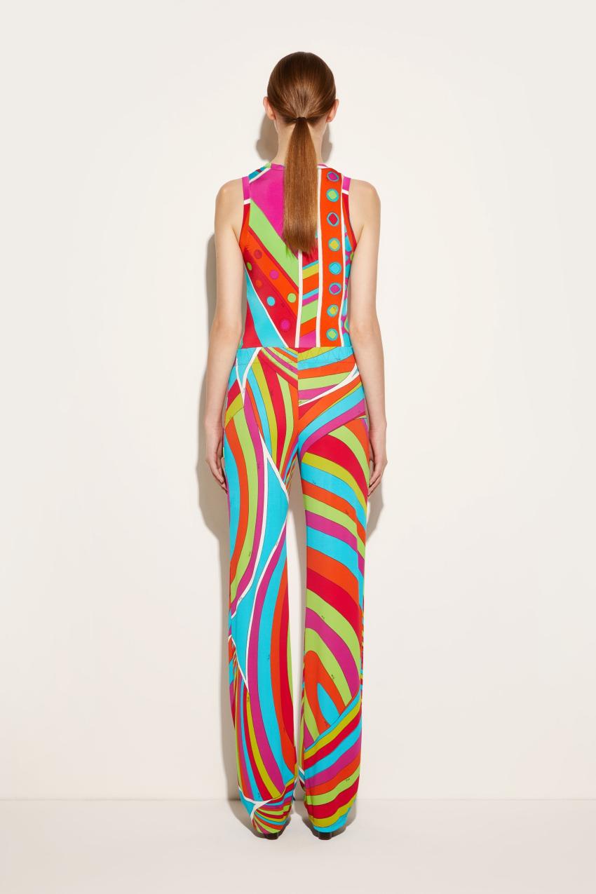 PUCCI Iride-Print Trousers | Women Pants And Shorts