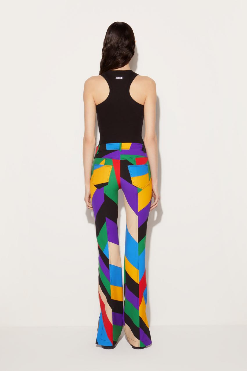 PUCCI Iride-Print Trousers | Women Pants And Shorts