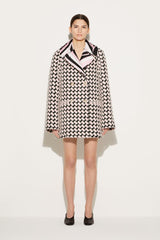 PUCCI Iride-Print Tweed Coat | Women Outerwear