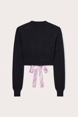PUCCI Iride Silk-Twill Cropped Top | Women Knitwear