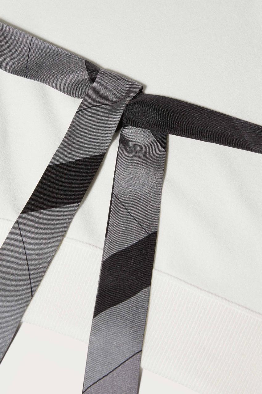 PUCCI Iride Silk-Twill Cropped Top | Women Knitwear