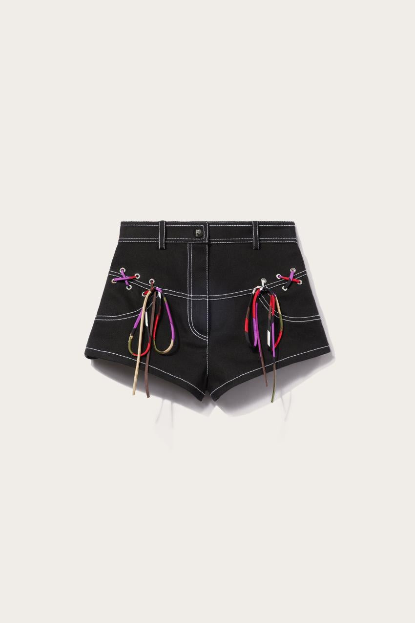 PUCCI Lace-Up Shorts | Women Pants And Shorts