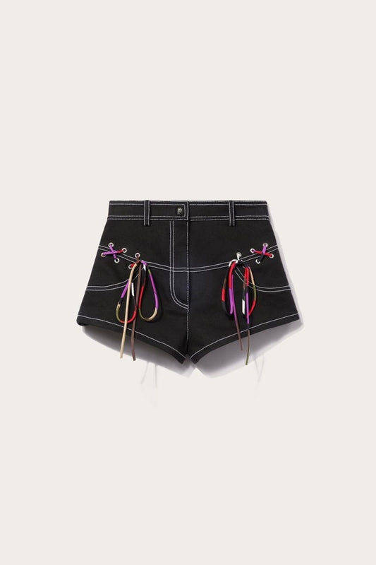 PUCCI Lace-Up Shorts | Women Pants And Shorts