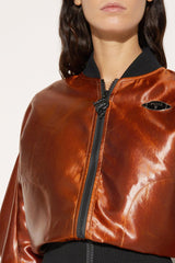 PUCCI Leather-Effect Bomber Jacket | Women Jackets