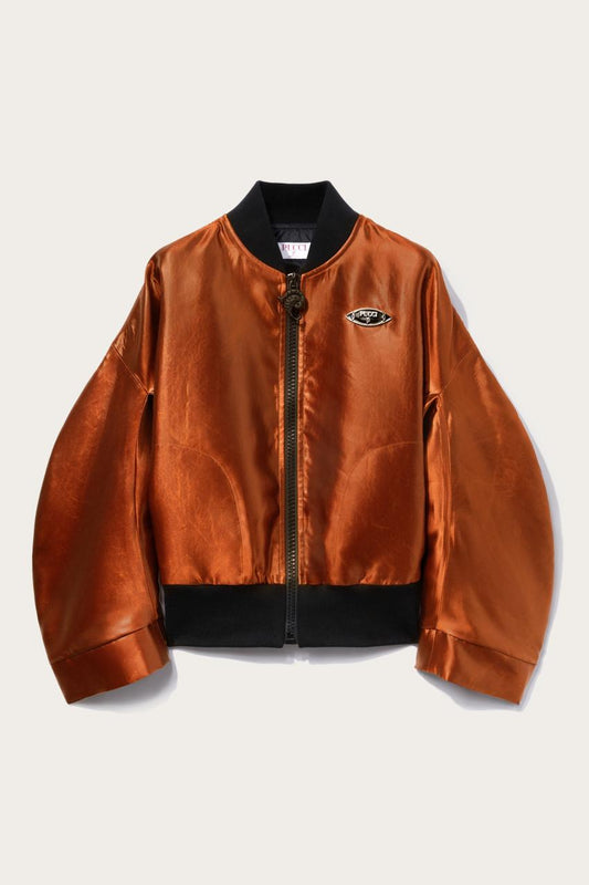 PUCCI Leather-Effect Bomber Jacket | Women Jackets