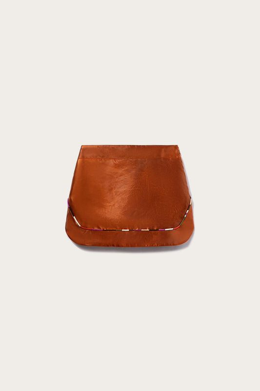 PUCCI Leather-Effect Mini Skirt | Women Skirts