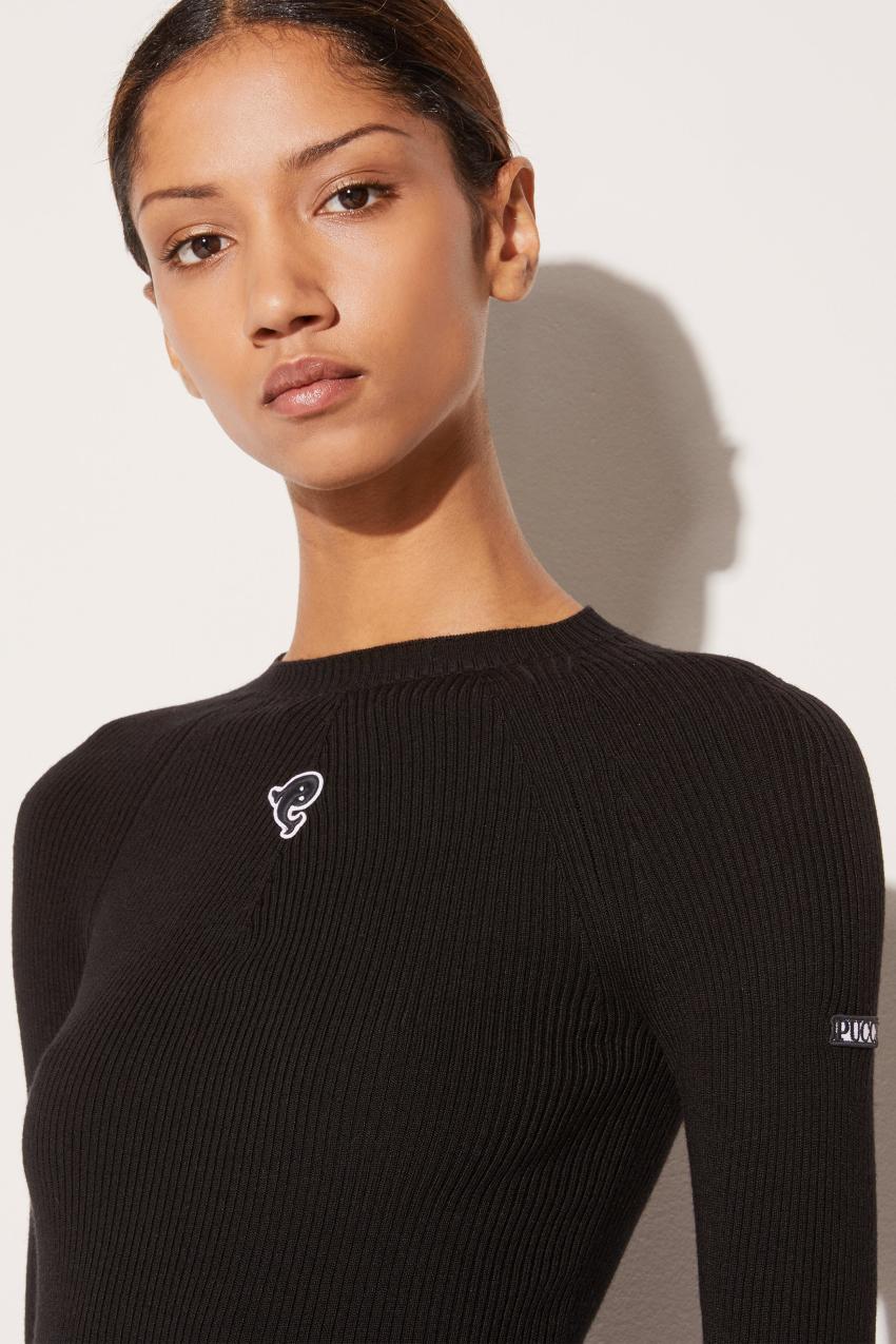 PUCCI Logo-Appliqué Sweater | Women Knitwear