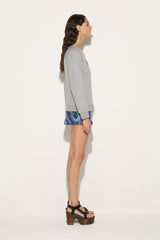 PUCCI Logo-Embroidered Cotton Sweatshirt | Women T-Shirts And Sweatshirts