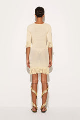 PUCCI Logo-Plaque Fringed Dress | Women Dresses