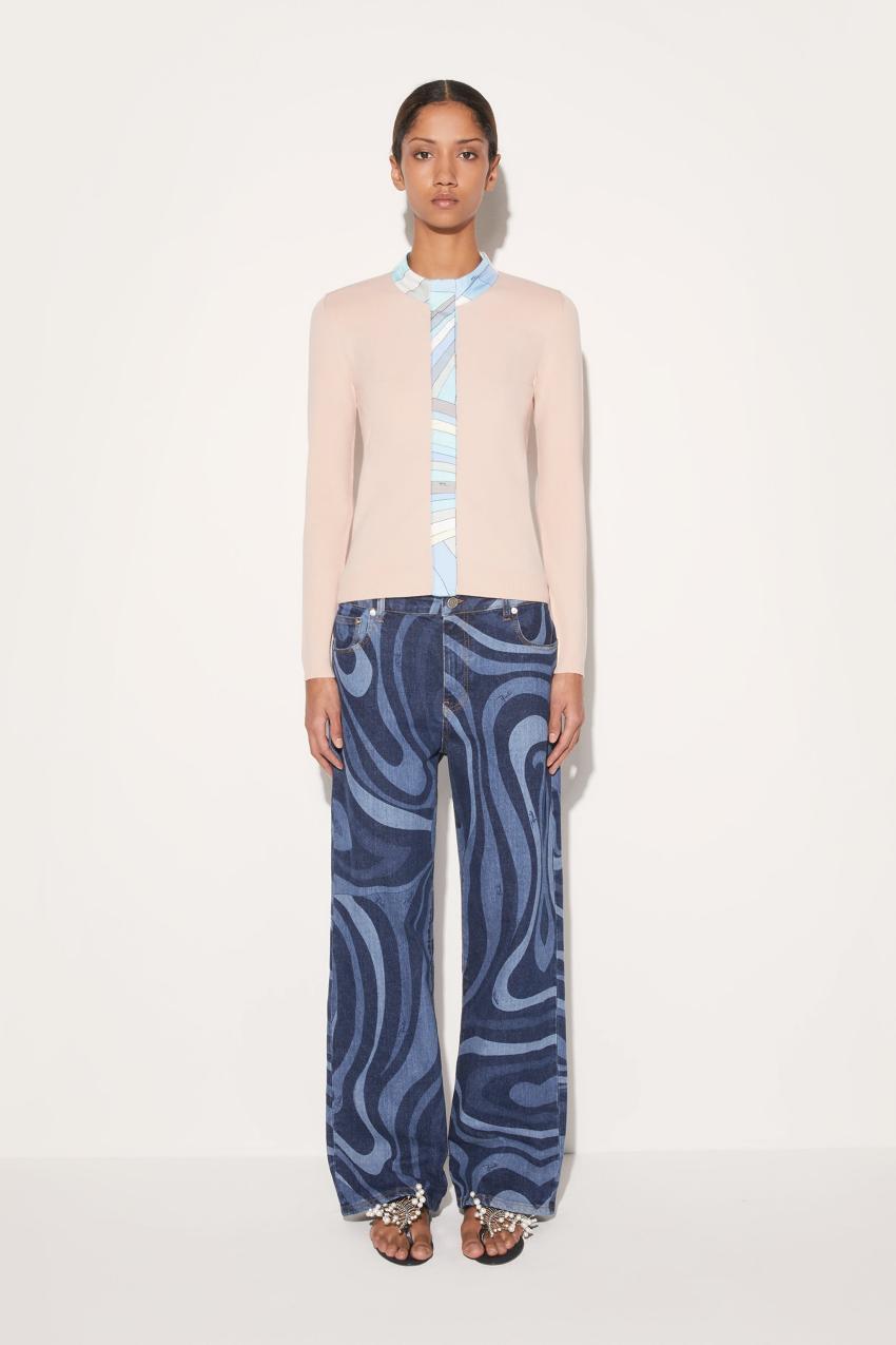 PUCCI Long-Sleeve Cardigan | Women Knitwear