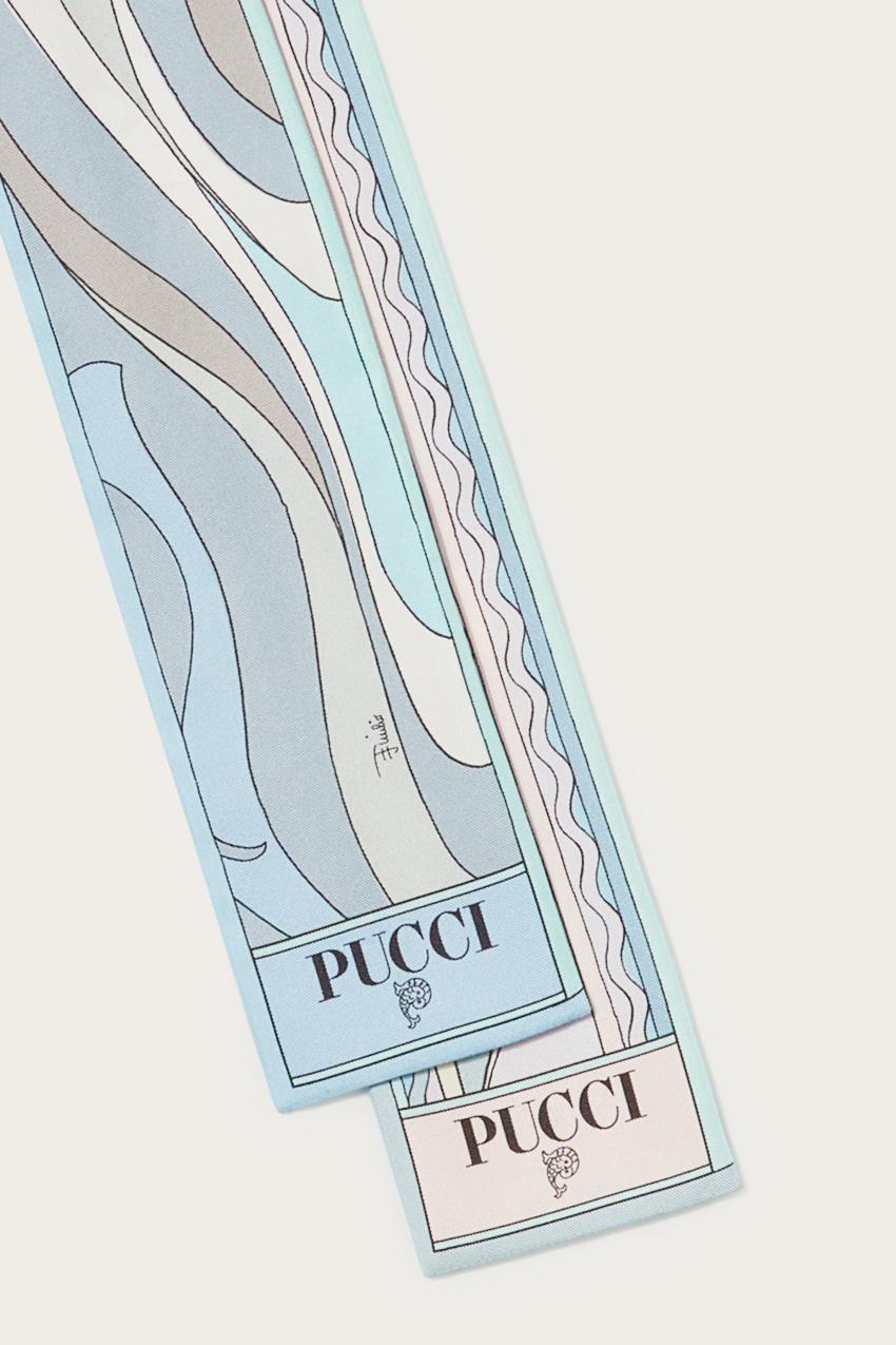 PUCCI Marmo And Boucle-Print Silk-Twill Scarf | Women Silks