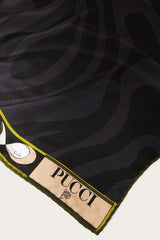 PUCCI Marmo And Pesci-Print Silk-Twill Stole | Women Silks
